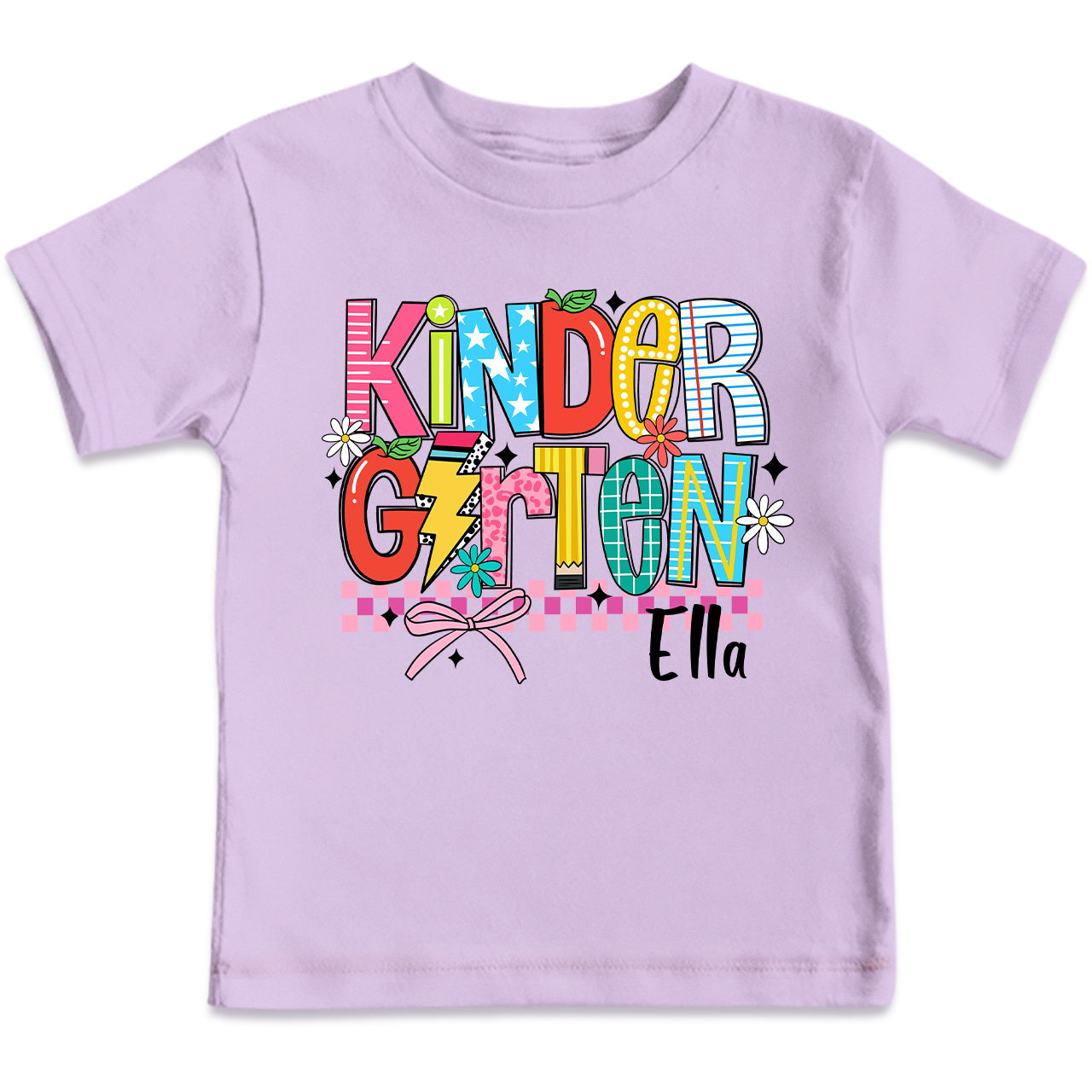 Personalized Retro Coquette Back To School Bundle Toddler&Kid's Tees Beepumpkin 