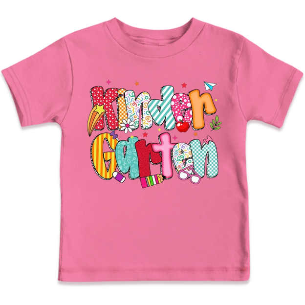 Personalized Colorful School Adventures Toddler&Kid's Tees Beepumpkin 