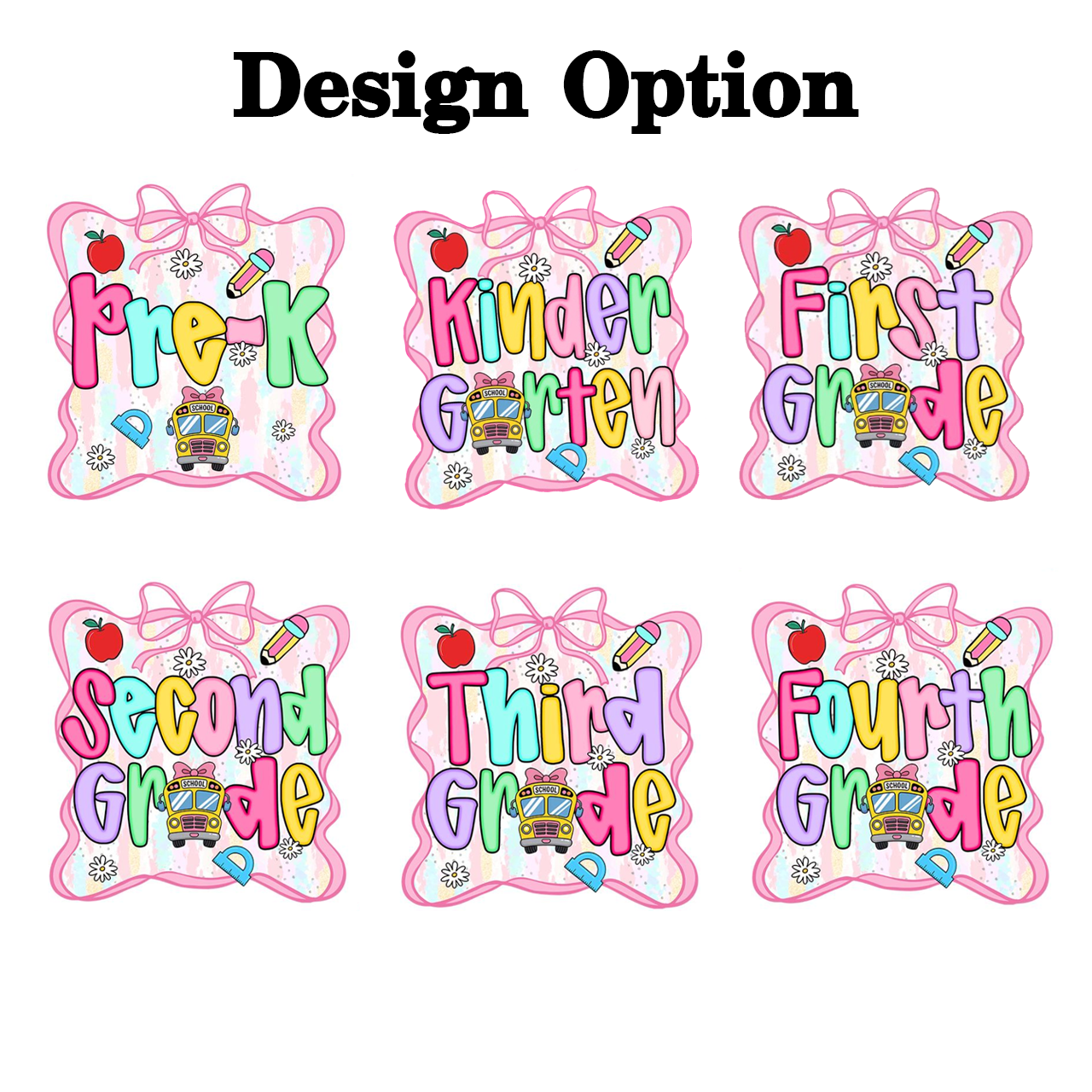 Personalized Bow Back To School Gift Bag Toddler&Kid's Tees Beepumpkin 