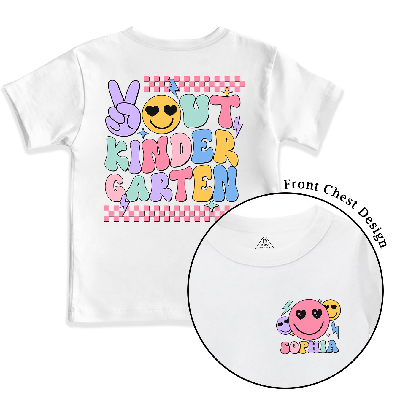 Personalized Kindergarten Graduation Toddler&Kid's Tees Beepumpkin 