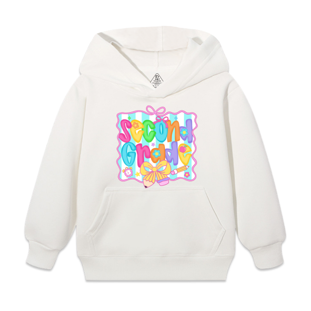 Personalized Preppy Back To School Bundle Kid's Hooded Sweatshirt Beepumpkin