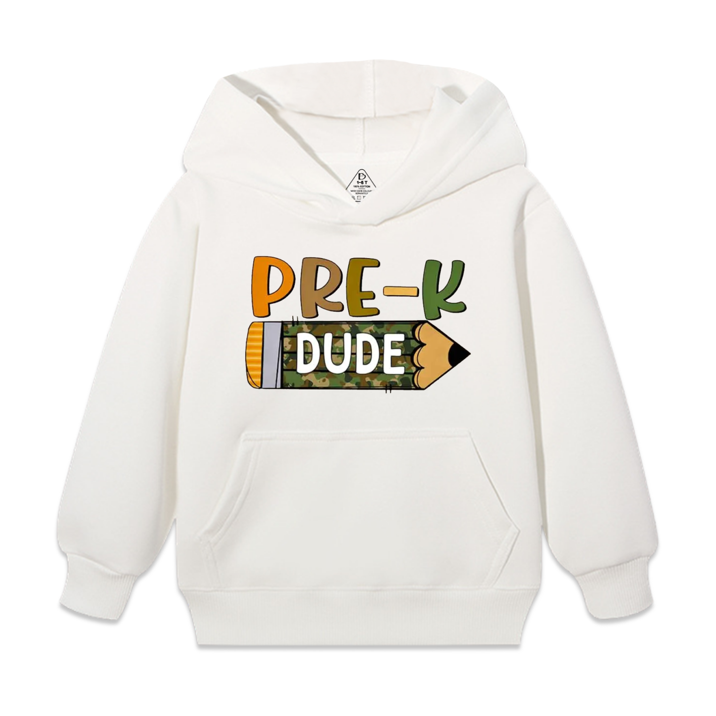 Personalized Retro Boys Preschool Kid's Hoodies Beepumpkin