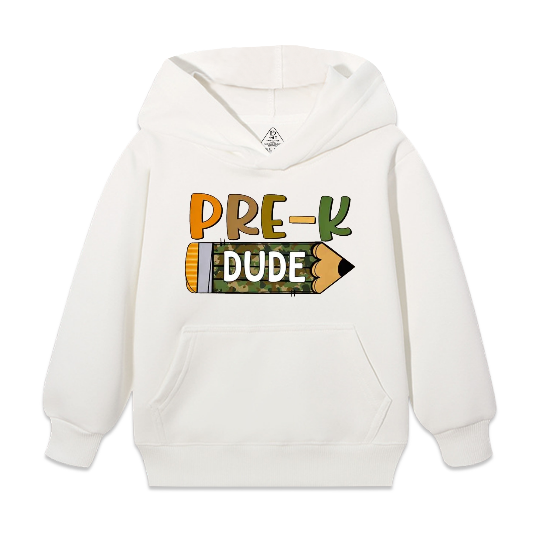 Personalized Retro Boys Preschool Kid's Hoodies Beepumpkin
