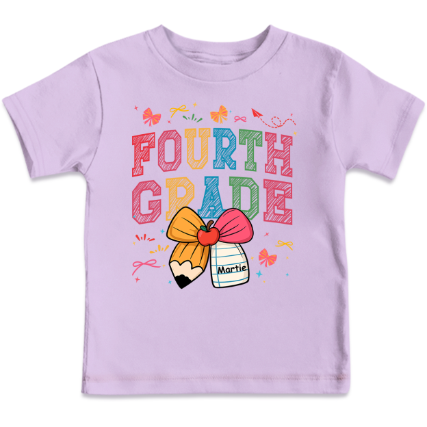 Personalized Girl Back To School Bundle Toddler&Kid's Tees Beepumpkin