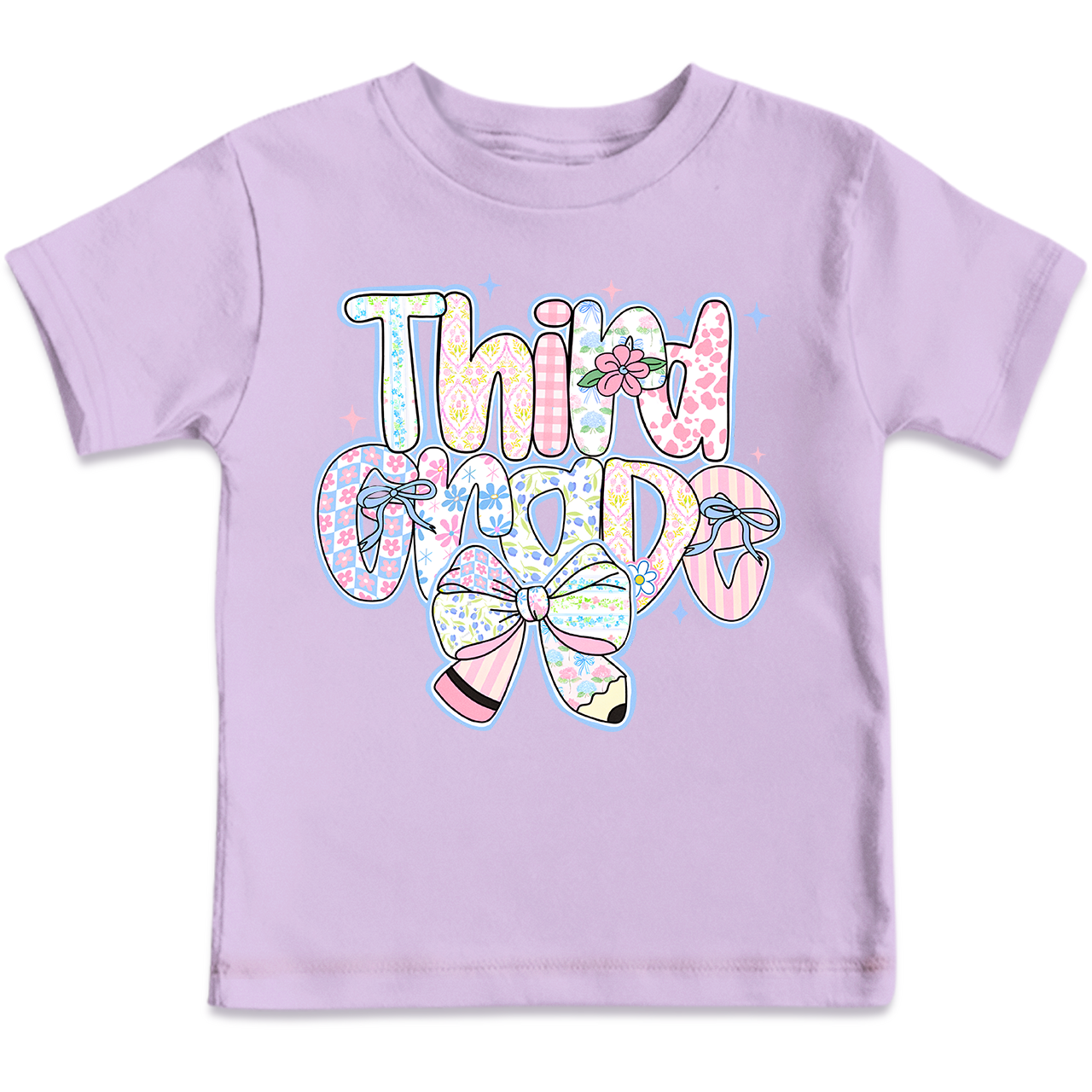 Personalized Preppy Back To School Floral Bundle Toddler&Kid's Tees Beepumpkin 