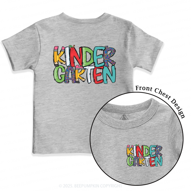 Personalized Grade Level Fun Toddler&Kid's Tees Beepumpkin 