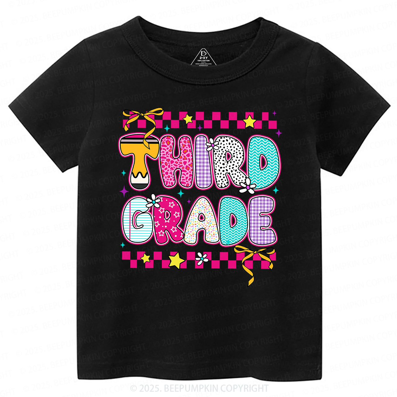 Personalized Back To School Floral Bundle Toddler&Kid's Tees Beepumpkin