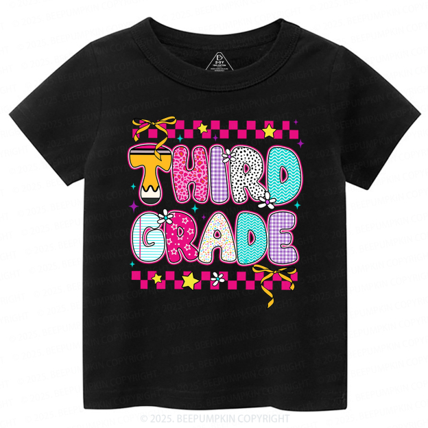 Personalized Back To School Floral Bundle Toddler&Kid's Tees Beepumpkin