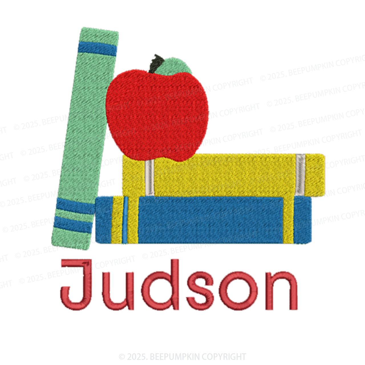 Personalized Apple Book Toddler&Kid's Polo Shirt Beepumpkin