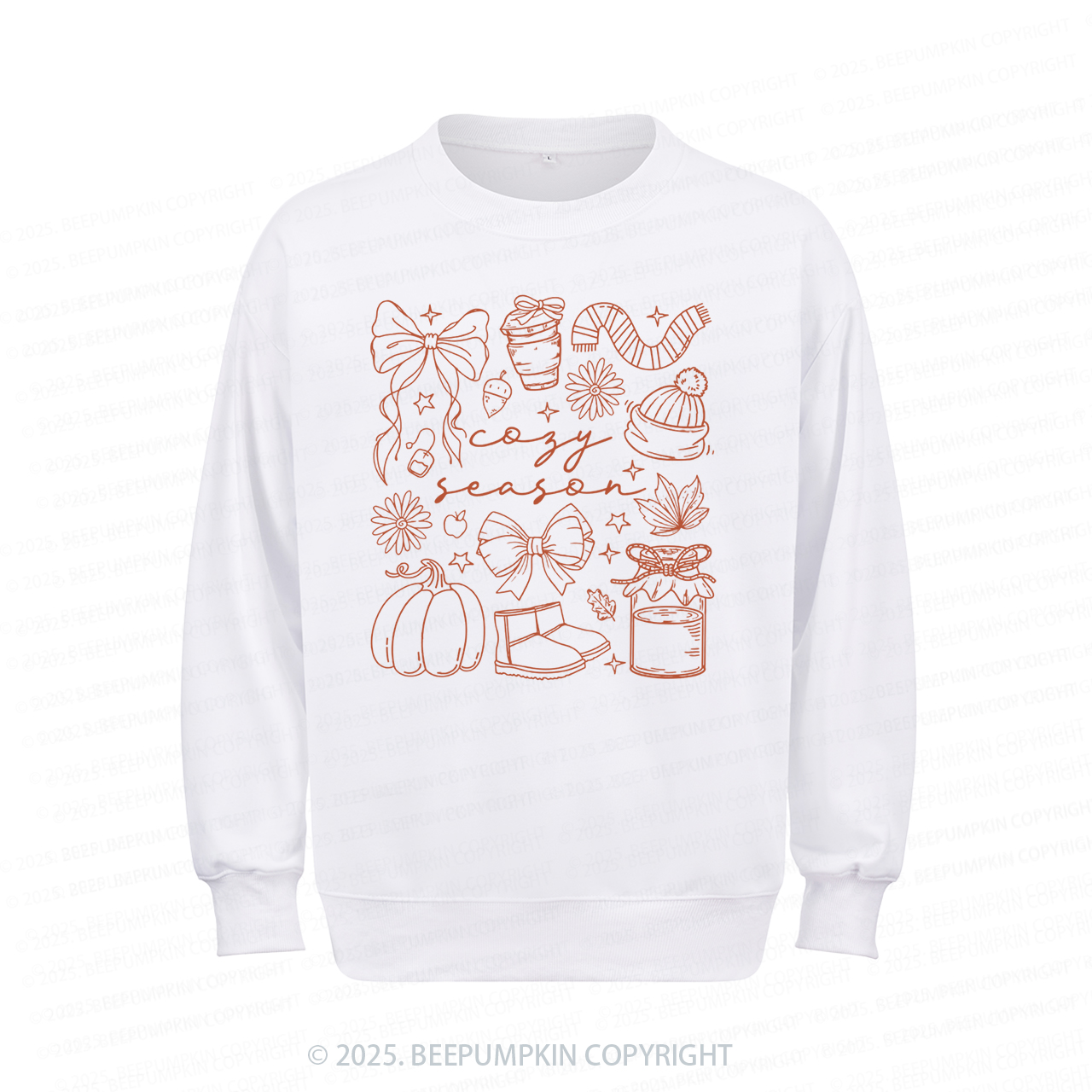 Cozy Season Fall Sweatshirt Beepumpkin