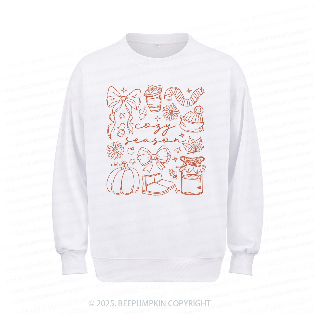 Cozy Season Fall Sweatshirt Beepumpkin