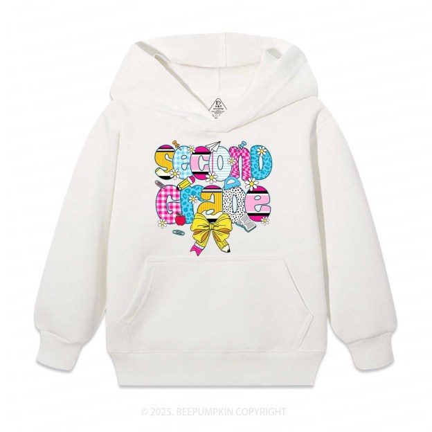 Personalized Checkered Sublimation Kid's Hoodies Beepumpkin