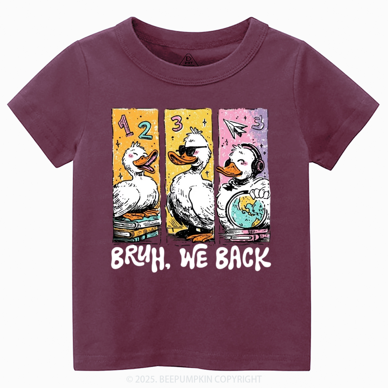 Bruh, We Back Kindergarten Toddler&Kid's Tees Beepumpkin