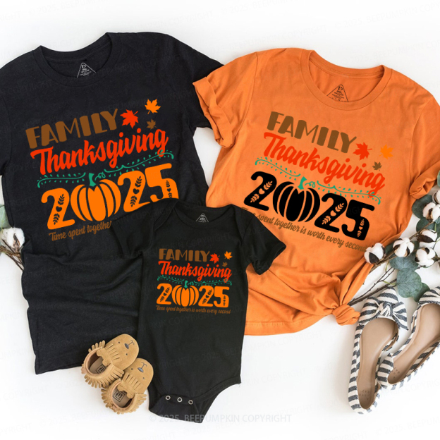 Family Thanksgiving 2024 Family Matching Shirts