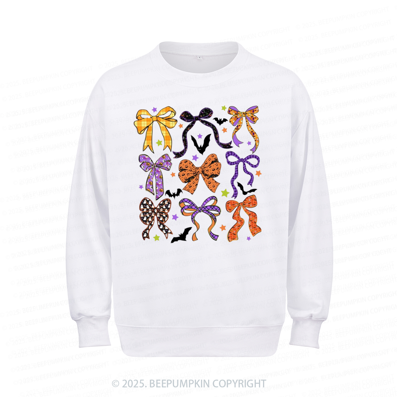 Coquette Bow Halloween Sweatshirt Beepumpkin