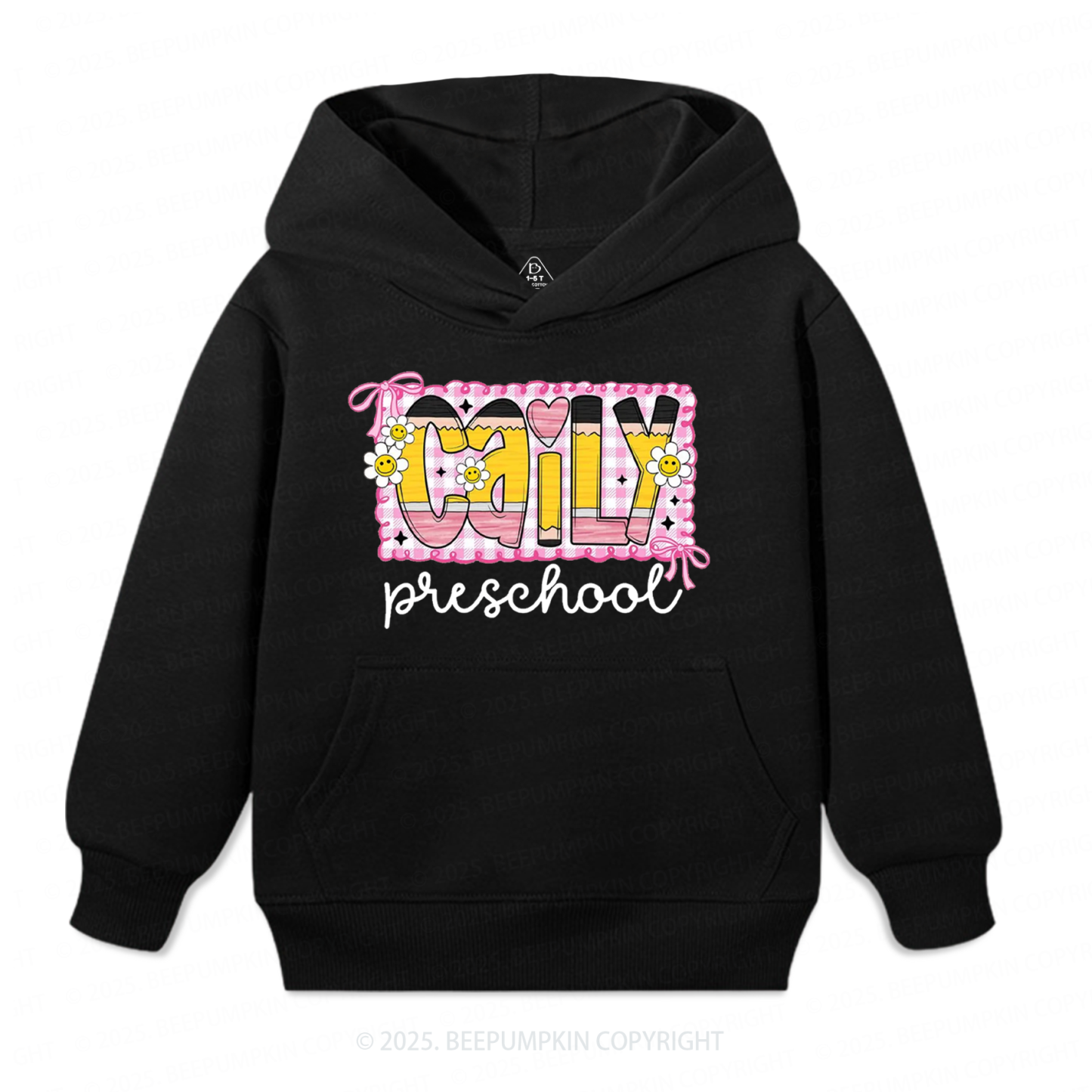 Personalized Graffiti Pencil Name Kid's Hoodies Beepumpkin