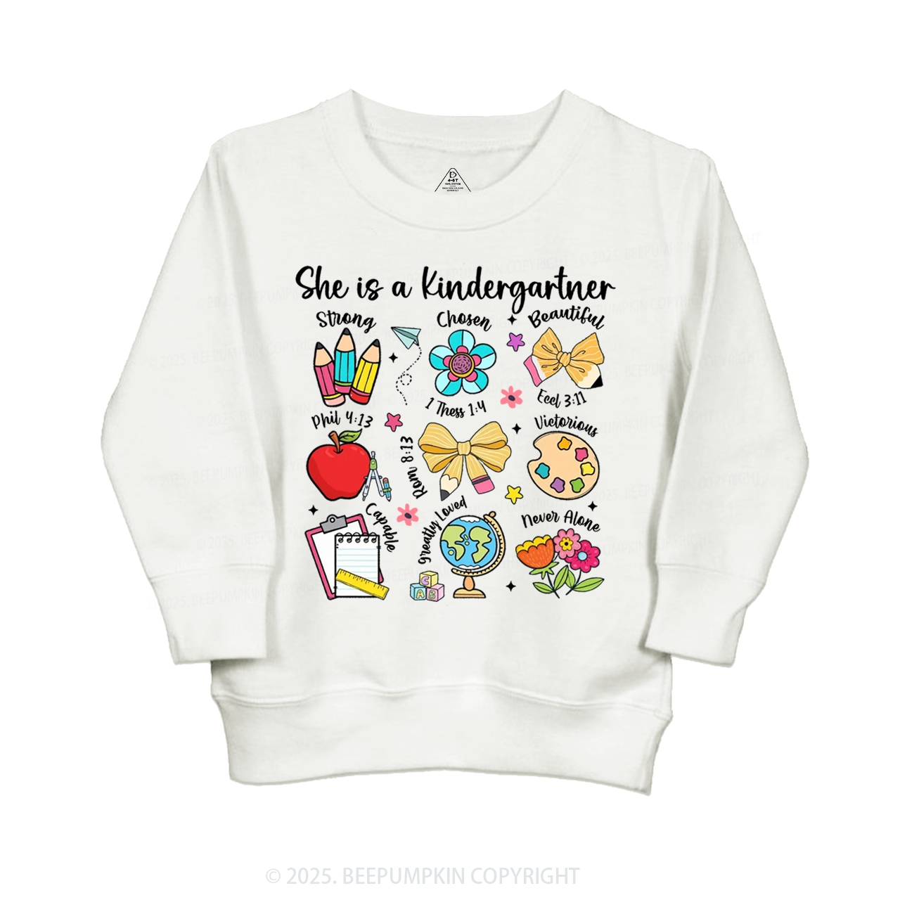 Personalized Bright & Brilliant Grader Kid's Sweatshirt