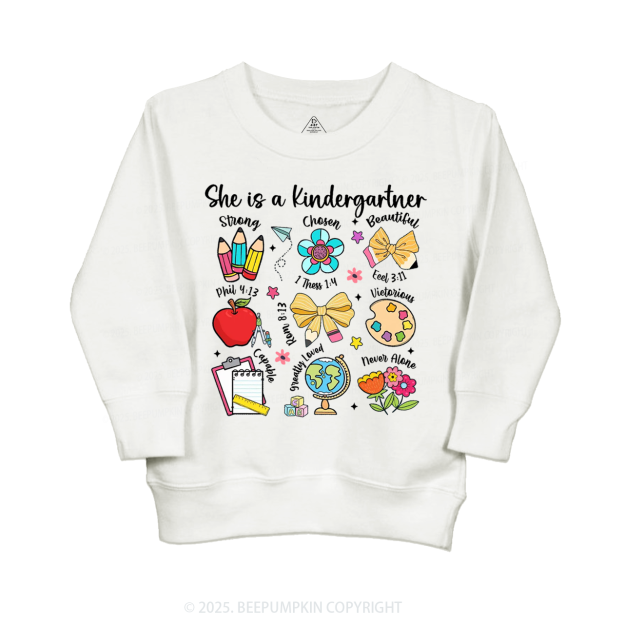 Personalized Bright & Brilliant Grader Kid's Sweatshirt