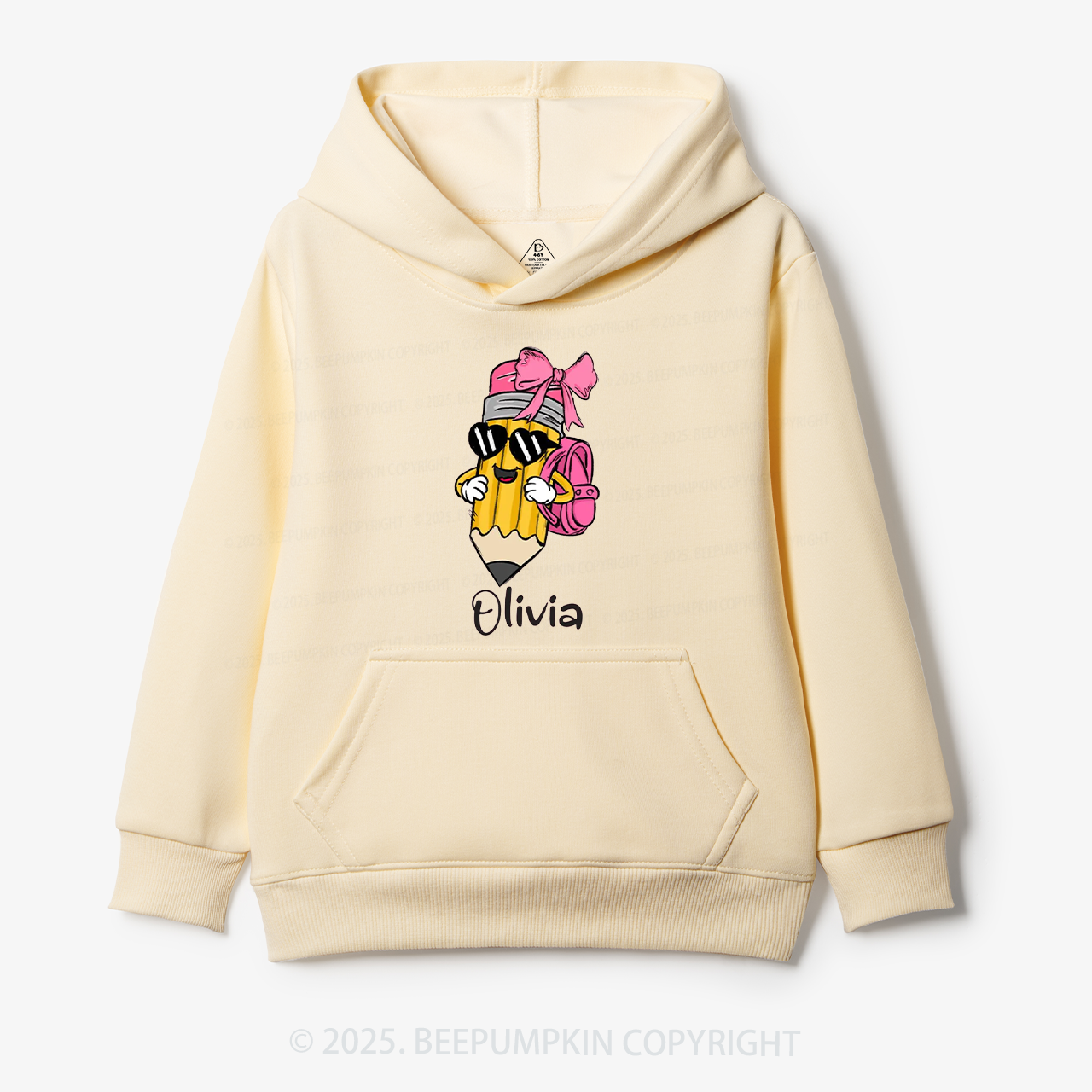 Personalized Boy Girl Pencil Kid's Hoodies Beepumpkin