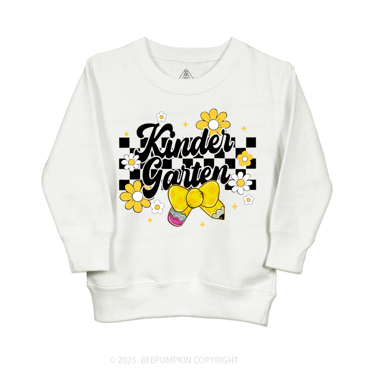 Personalized Golden Glow Of Grade Kid's Sweatshirt