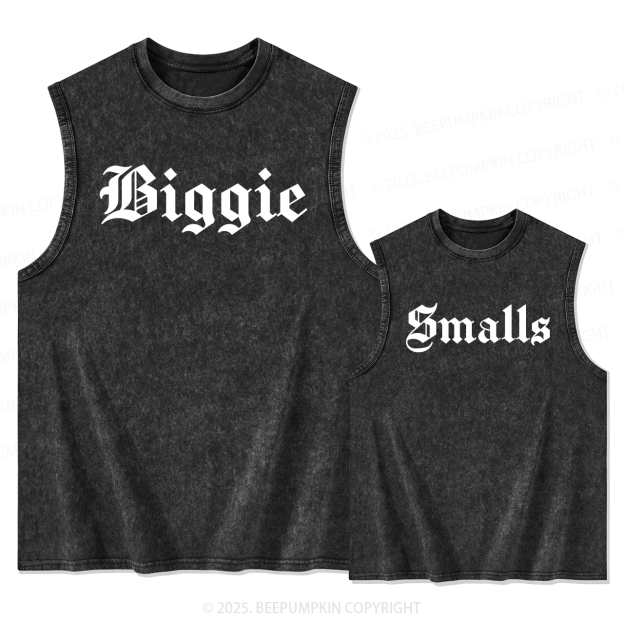 Biggie&Smalls Dad&Me Matching Washed Tank Top