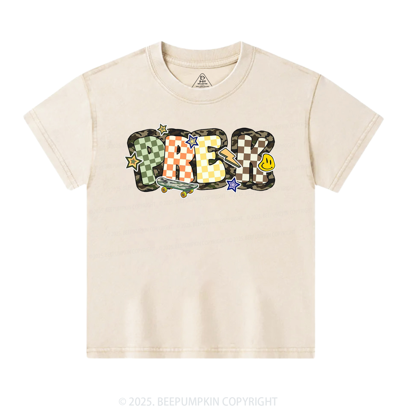 School Boy Sublimation File Toddler&Kids Washed Tees