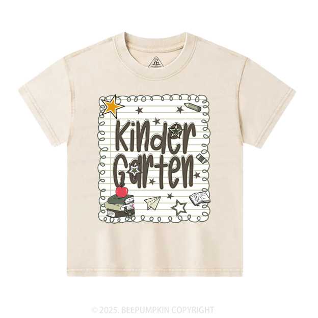 Personalized Starry School Days Toddler&Kids Washed Tees