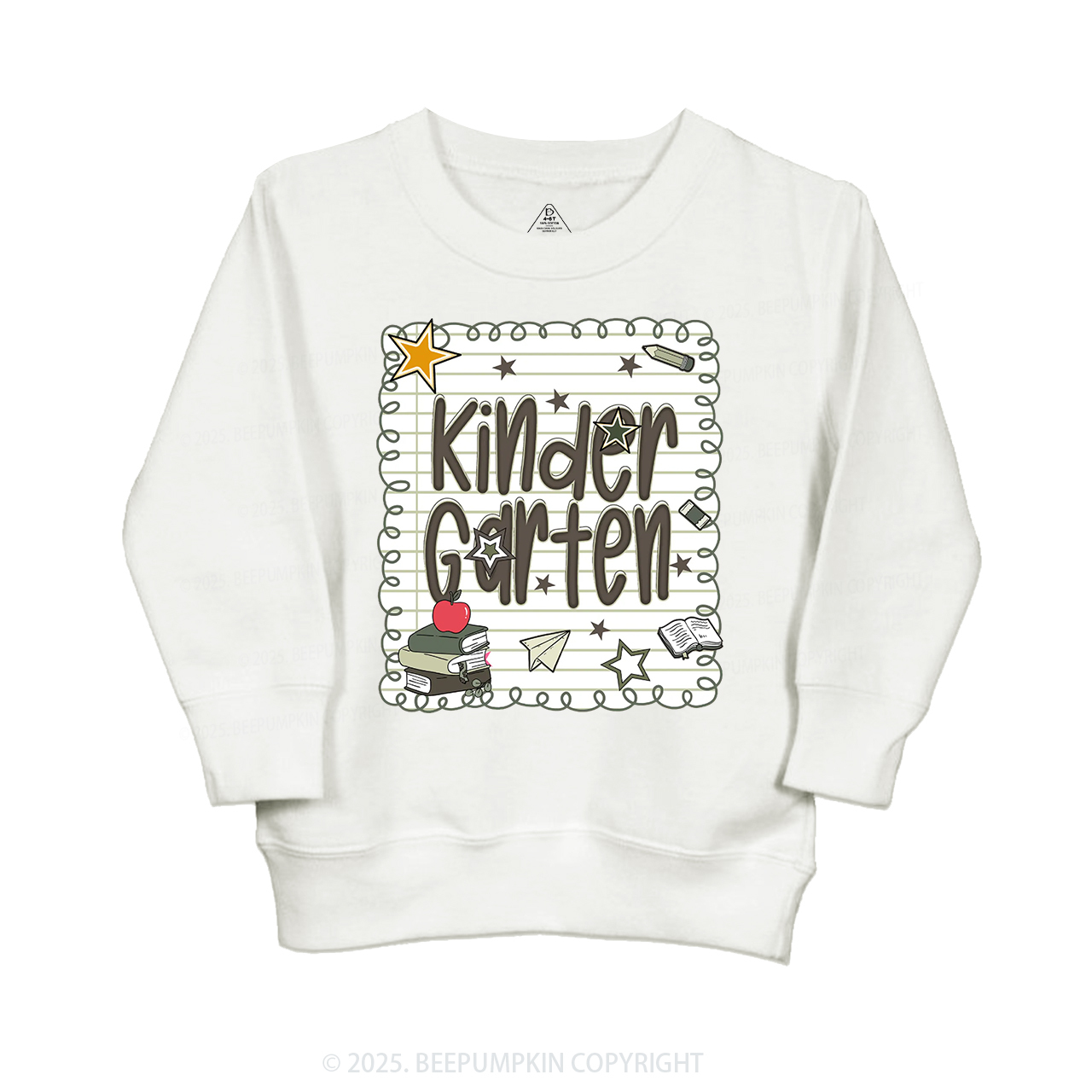 Personalized Starry School Days Kid's Sweatshirt