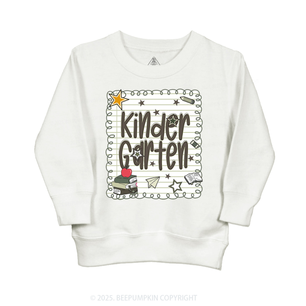 Personalized Starry School Days Kid's Sweatshirt