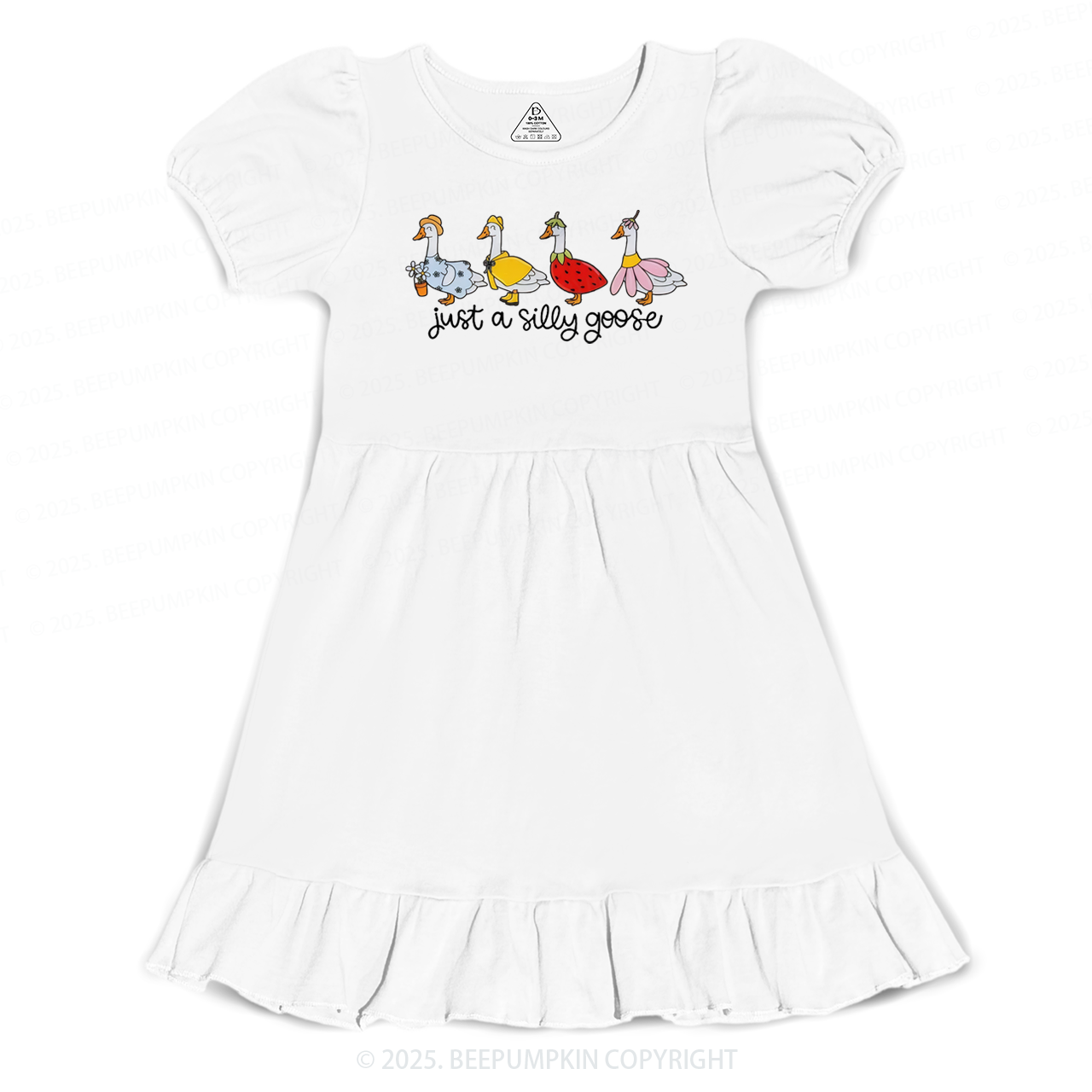 Just A Silly Goose Toddler&Kid's Ruffle Dress Beepumpkin 