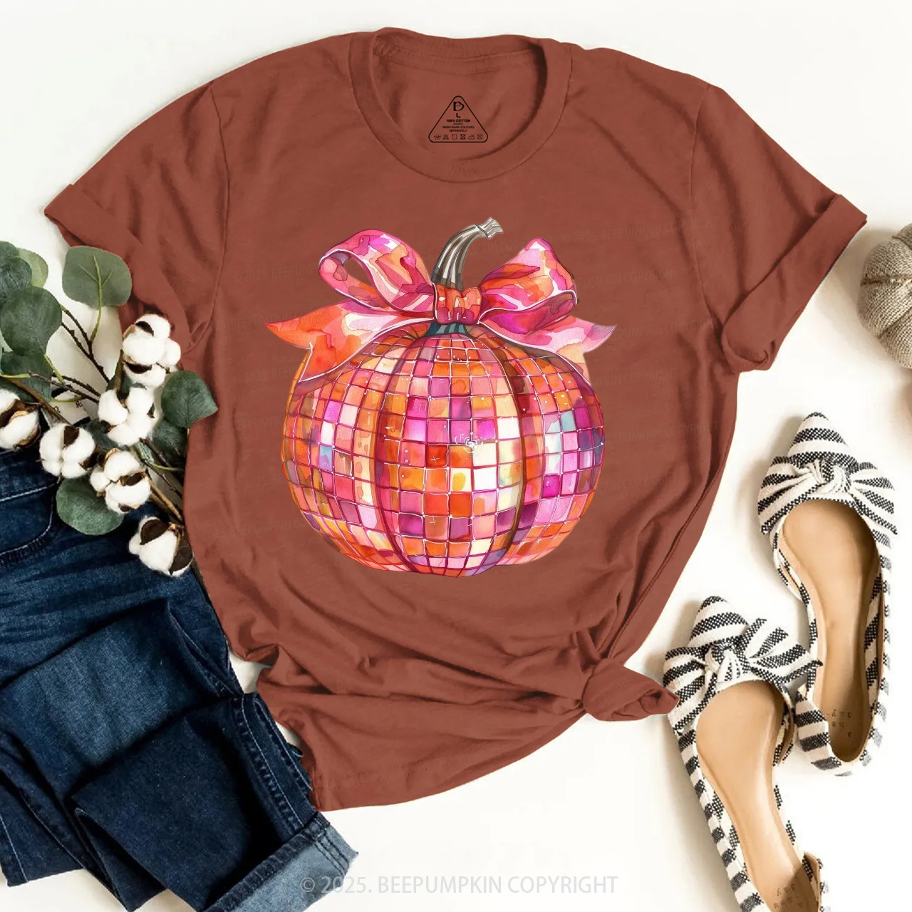 Disco Pumpkin Fall T-Shirts Beepumpkin 