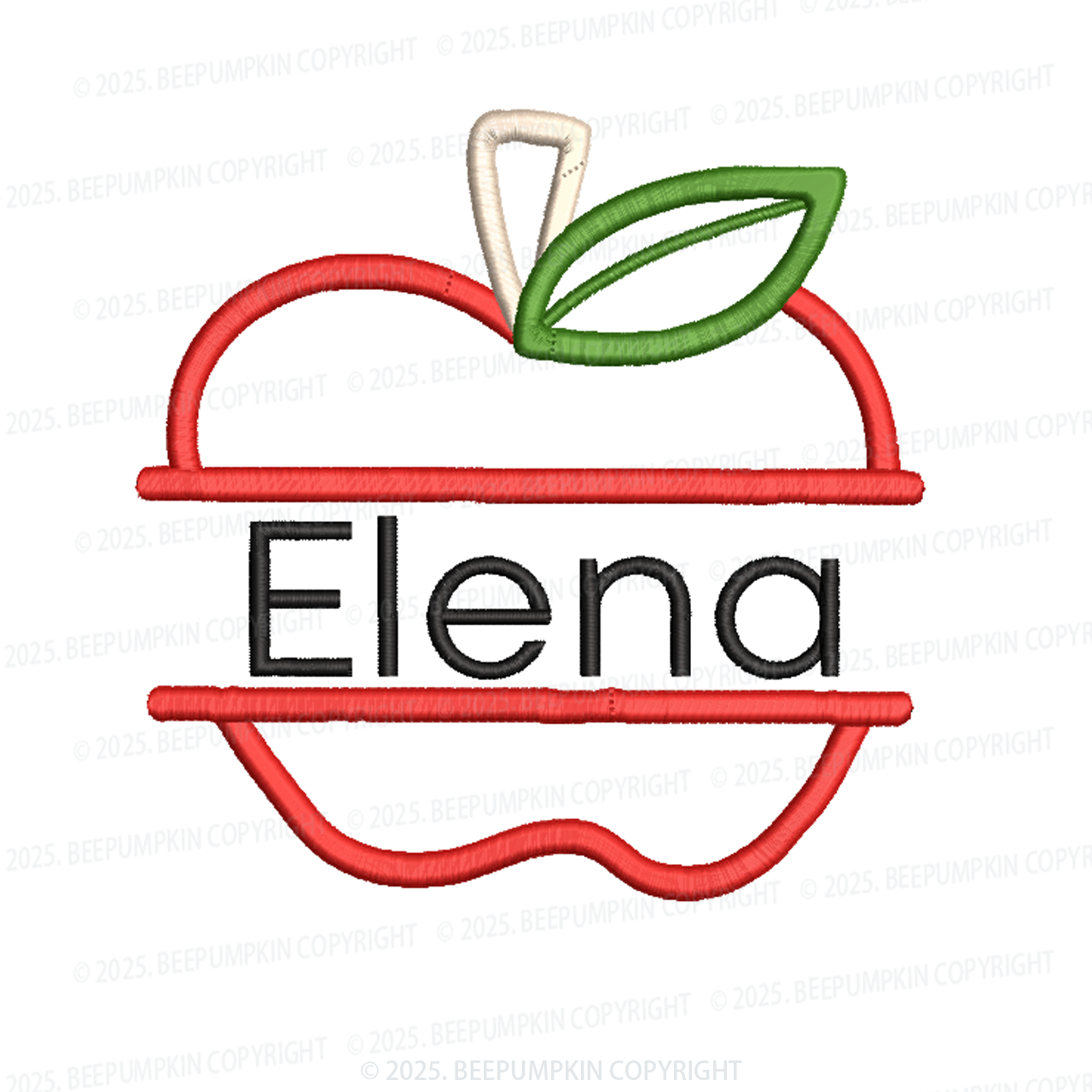 Embroidery Personalized Red Name Toddler&Kid's Polo Shirt Beepumpkin