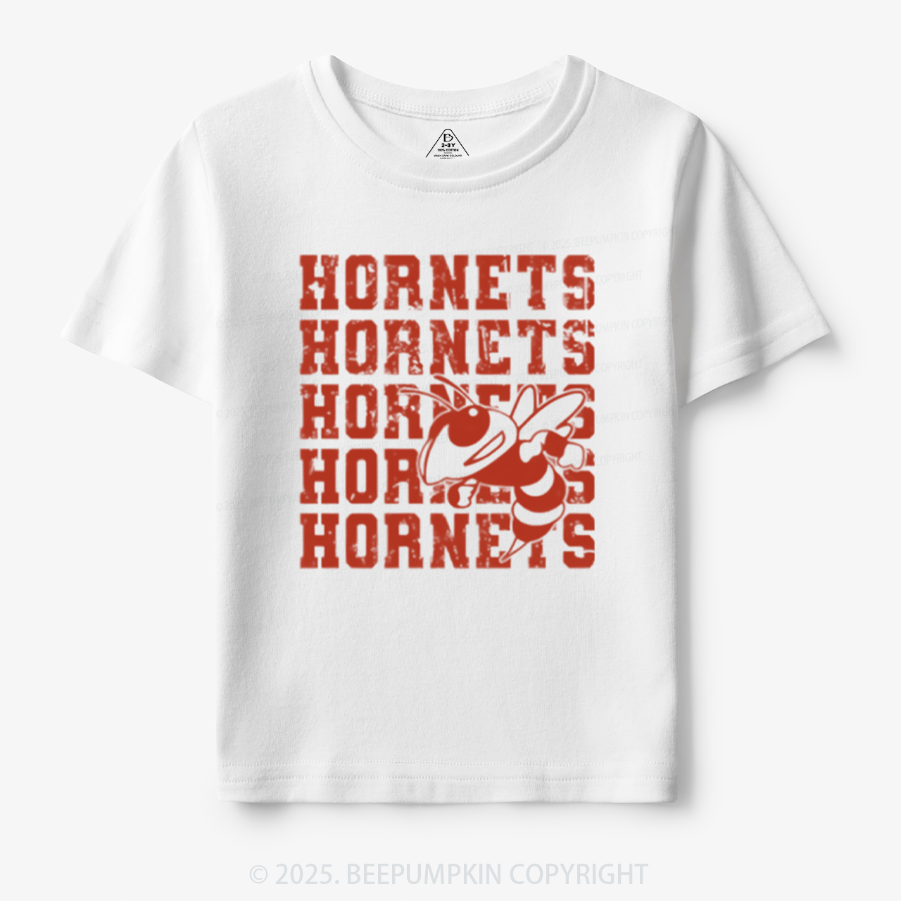 Personalized Hornets Mascot Toddler&Kid's Tees Beepumpkin