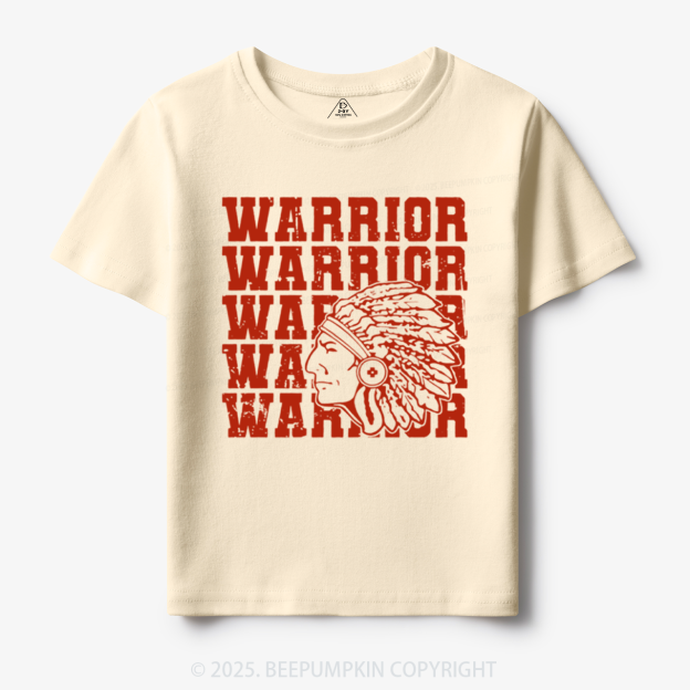 Personalized Warrior Mascot Toddler&Kid's Tees Beepumpkin