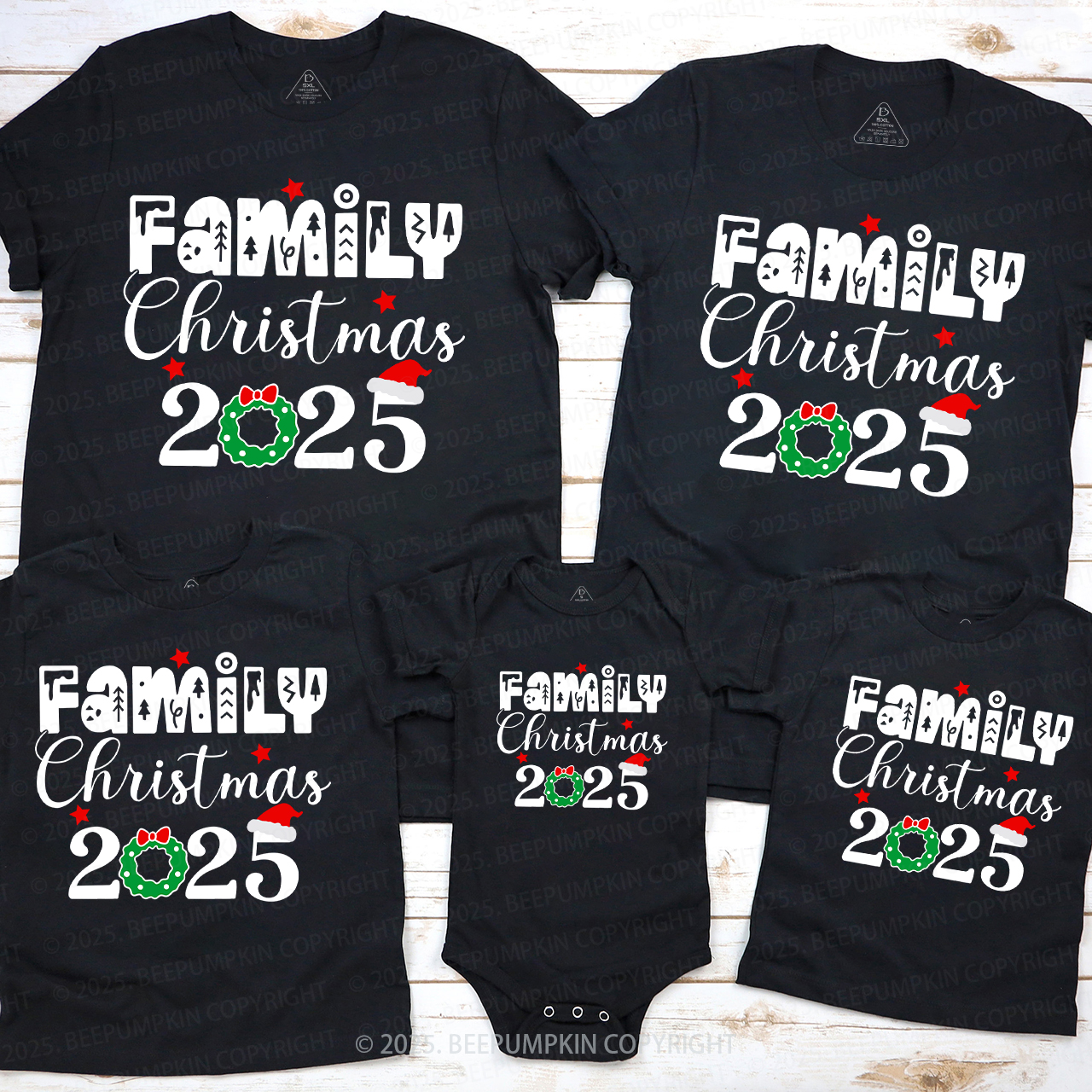 Family Christmas 2025 Holiday Funny Shirts