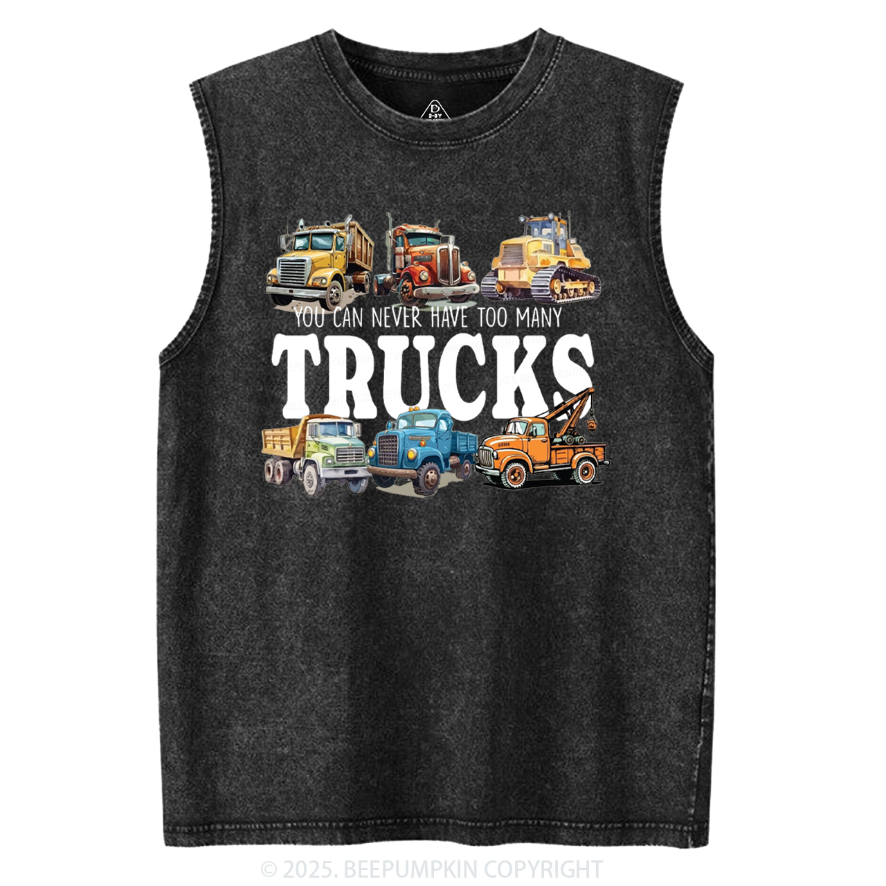 Trucks Toddler&Kid's Washed Tank Top 7