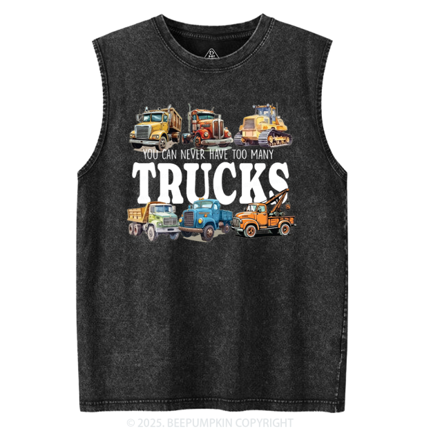 Trucks Toddler&Kid's Washed Tank Top 7