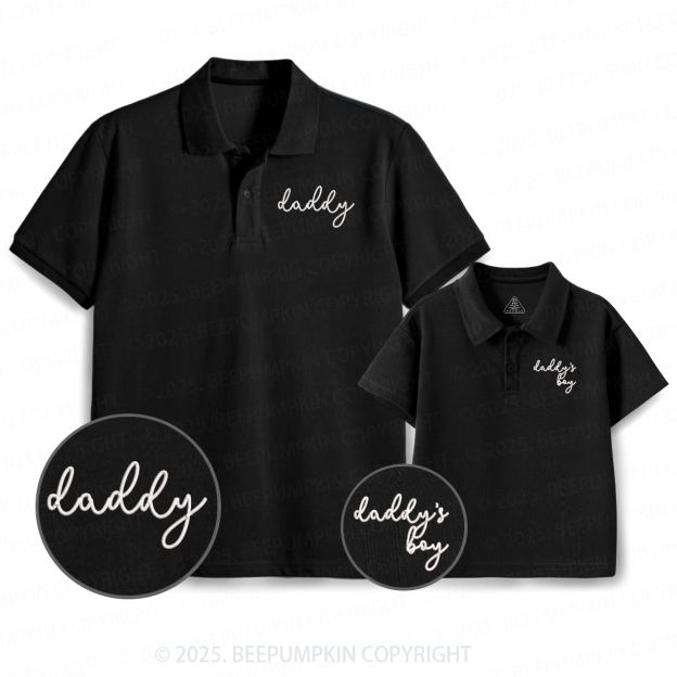 Personalized The Best Gift Dad&Me Matching Polo Shirt Beepumpkin