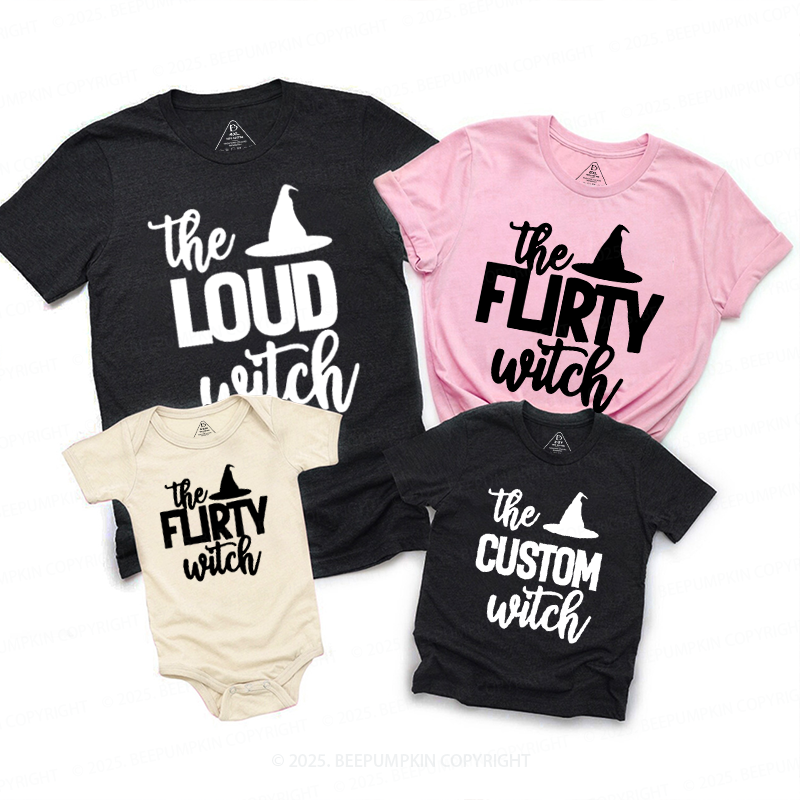 The XXX Witch Halloween Family Matching Shirts