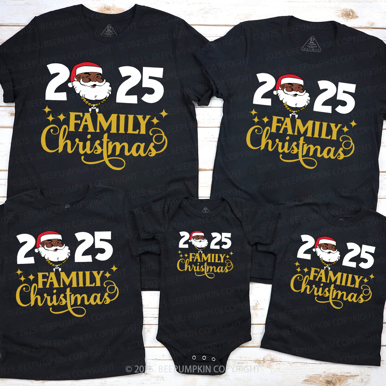 Santa Family Christmas 2024 Party Shirts Beepumpkin
