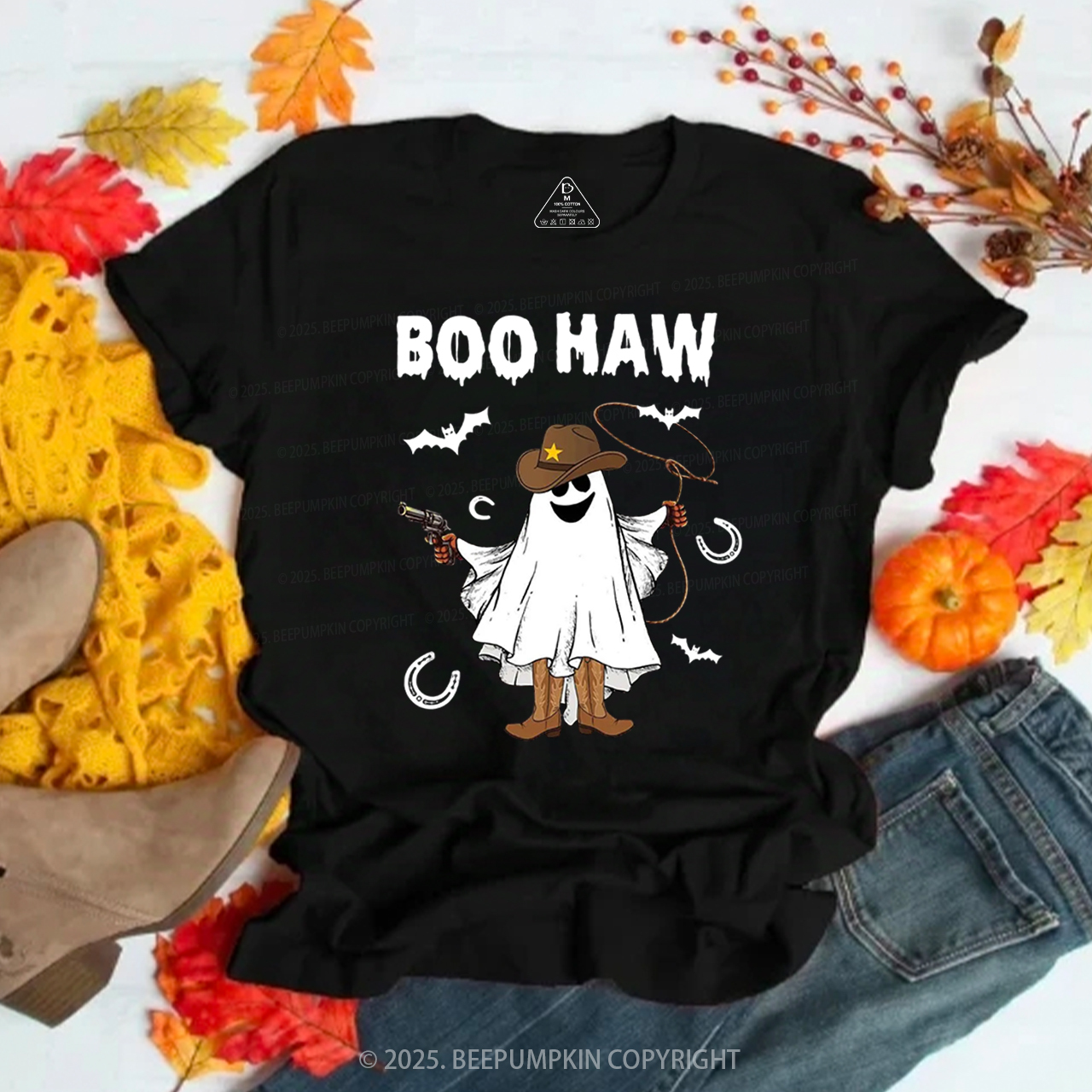 Boo Haw T-Shirts Beepumpkin