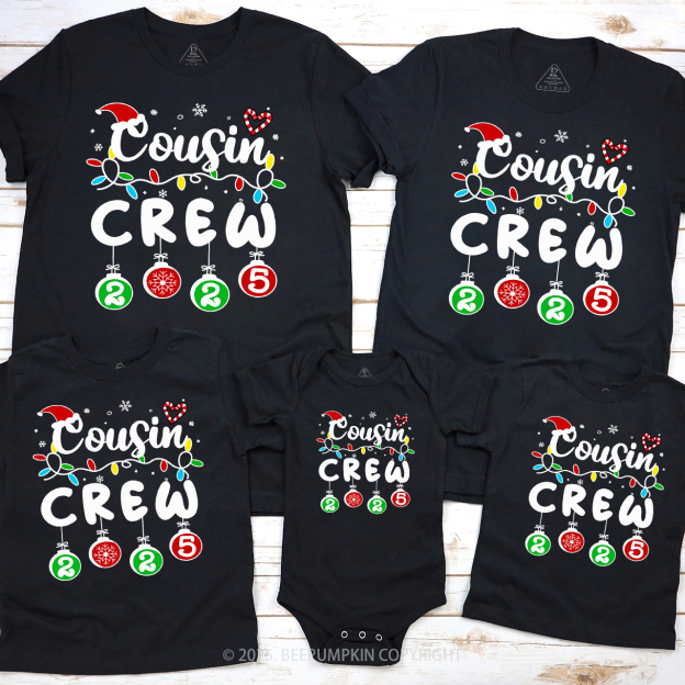 2025 Cousin Crew Lanterns Matching Family T-shirts Beepumpkin