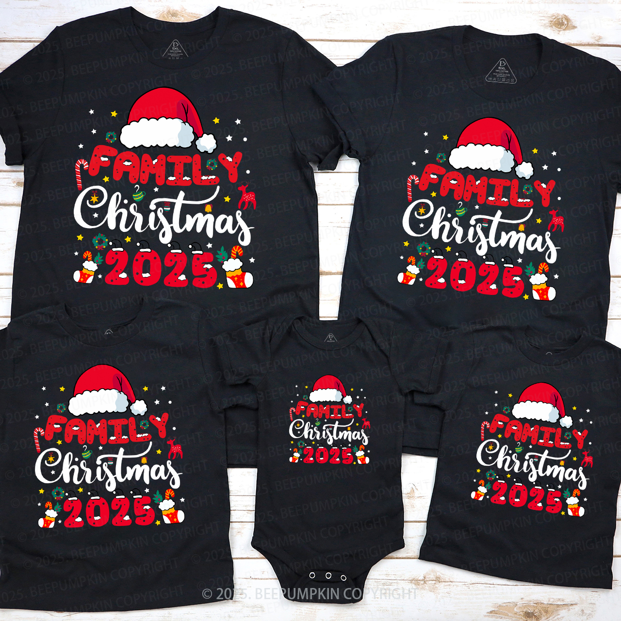 2025 Memories Together Christmas Matching T-Shirts Beepumpkin