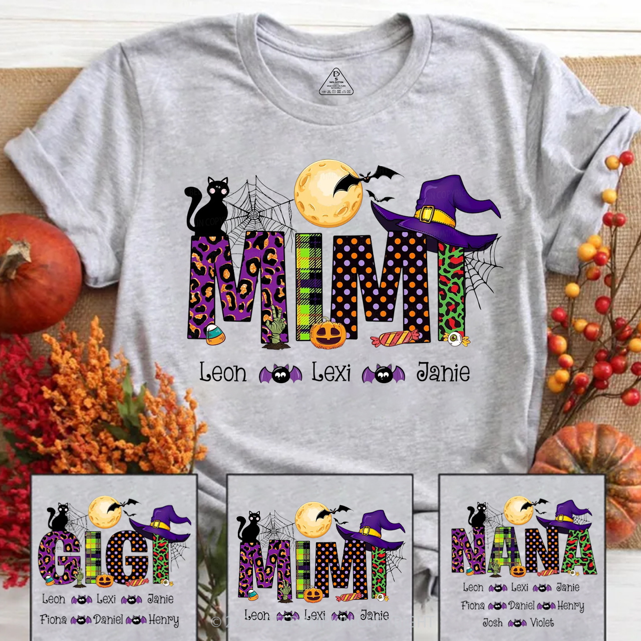 Personalized Mimi Halloween T-Shirts Beepumpkin