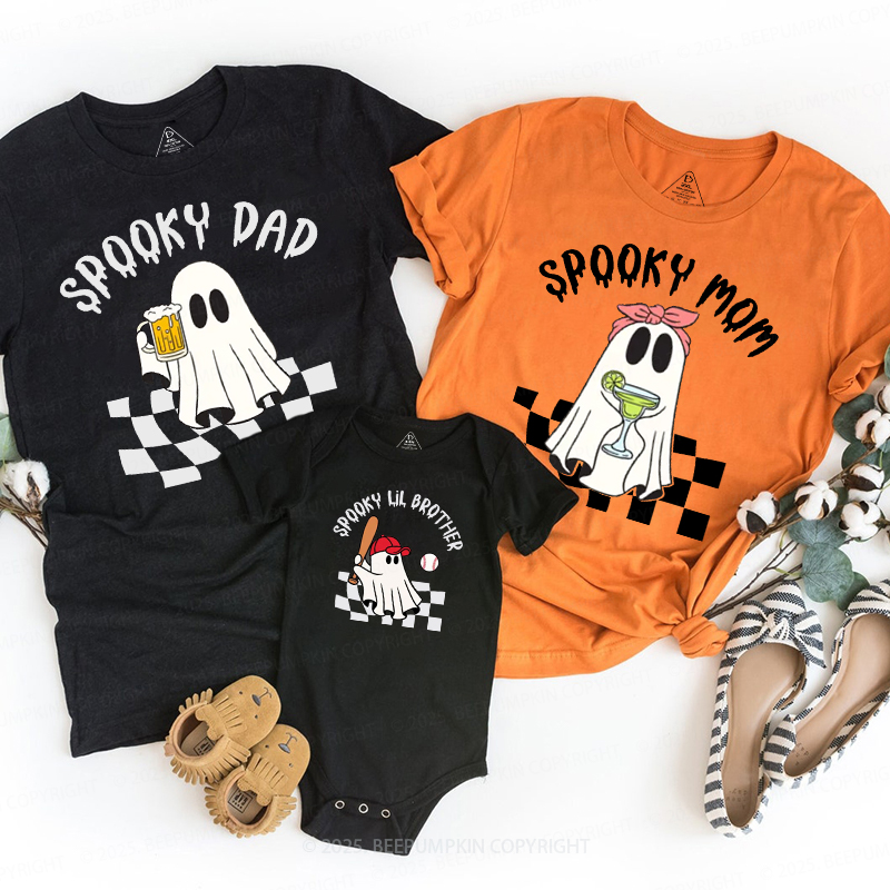 Personalized Spooky Halloween Family Matching Shirts