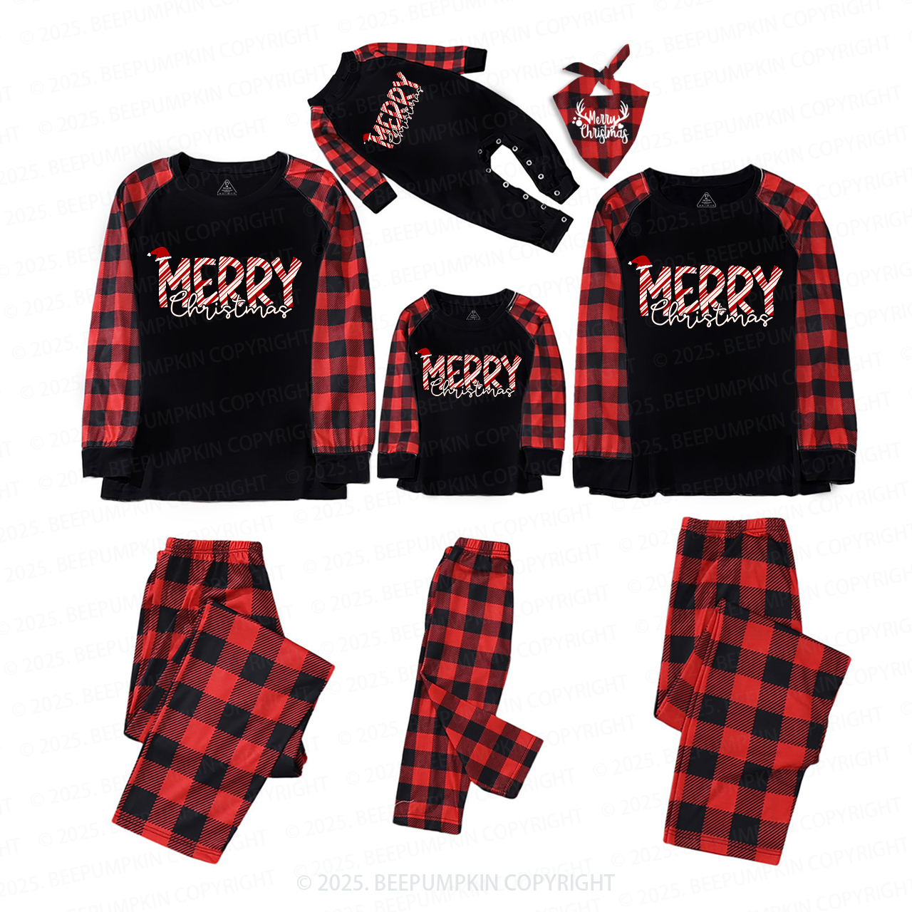 Merry Christmas Family Matching Pajamas