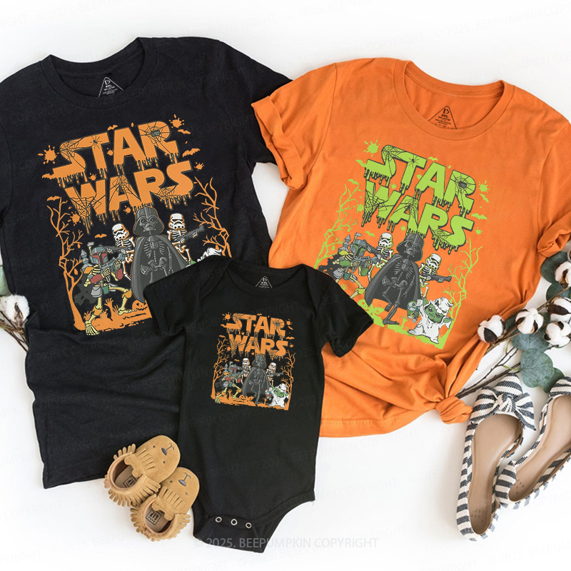 Galactic Halloween Family Matching Shirts