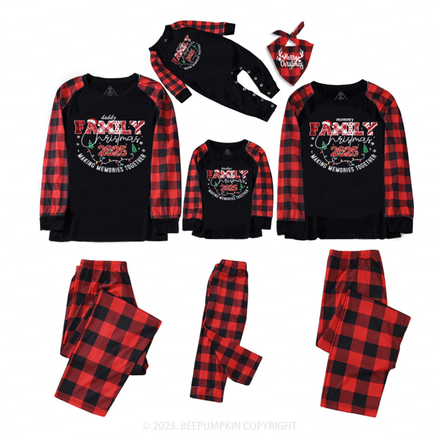 Personalized Holiday Family Cheer Family Matching Pajamas