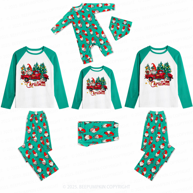 The Gnome Celebration Family Matching Christmas Gnomes Pajamas Beepumpkin
