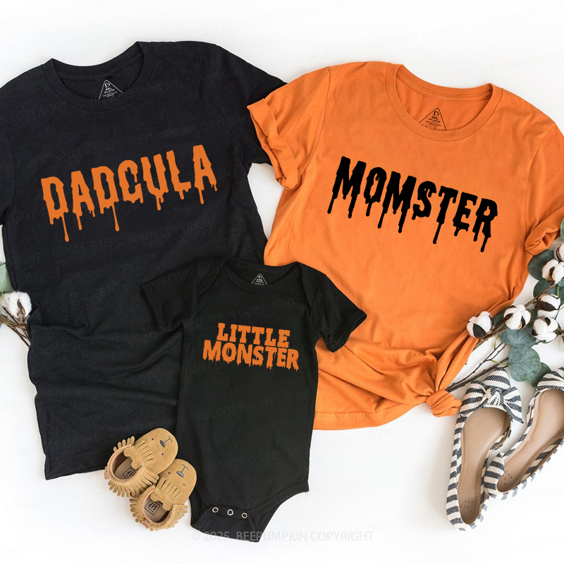 Momster Dadcula Family Halloween Matching Shirt 